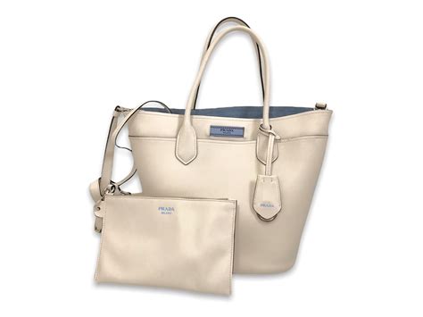 pochette prada bianca